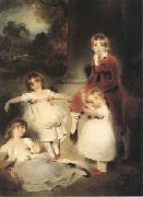 LAWRENCE, Sir Thomas The Children of John Angerstein John Julius William (1801-1866)Caroline Amelia (b.1879)Elizabeth Julia and Henry Frederic (mk05) oil on canvas